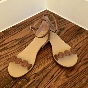 Jack Rogers Daphne Brown Sandal Leathe 9 Worn Once